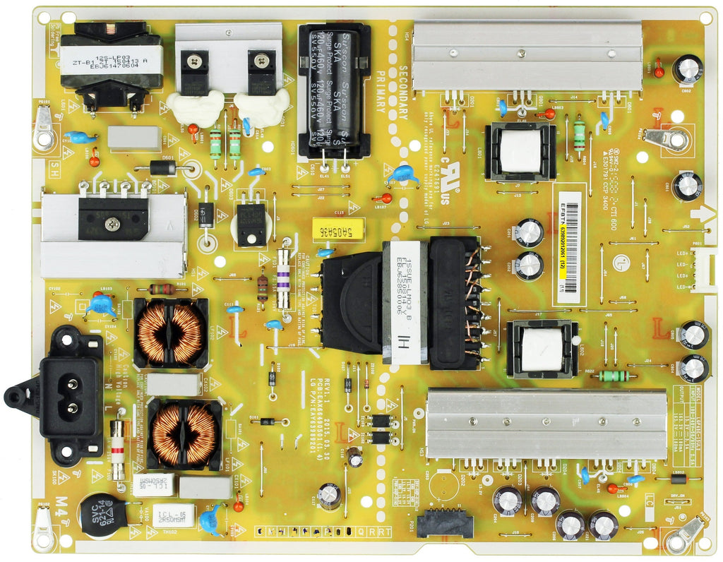 Carte D'alimentation EAY63989201 Pour TV LG 49UH600V-ZA
