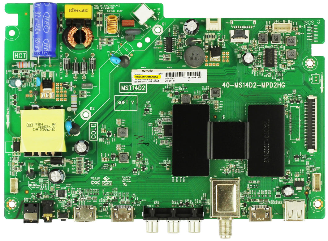 TCL 08-MST1412-MA200AA Main Board for 32S325-CA EHParts.com