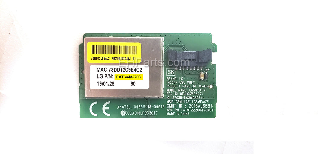 LG EAT63435703 Wi-Fi Module EHParts.com