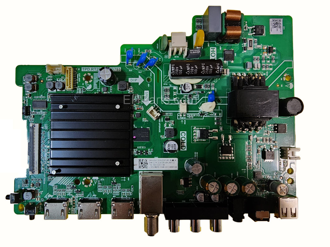 Hisense T295846 Main Board (TPD.RT2821T.PB753) 280701 EHParts.com