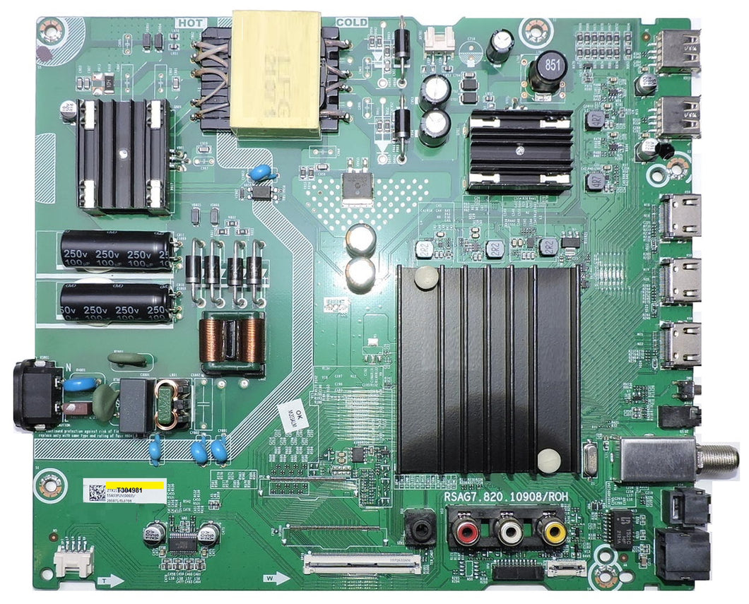 Hisense T304981 Main and power Board for 55A53FUV(0003) EHParts.com