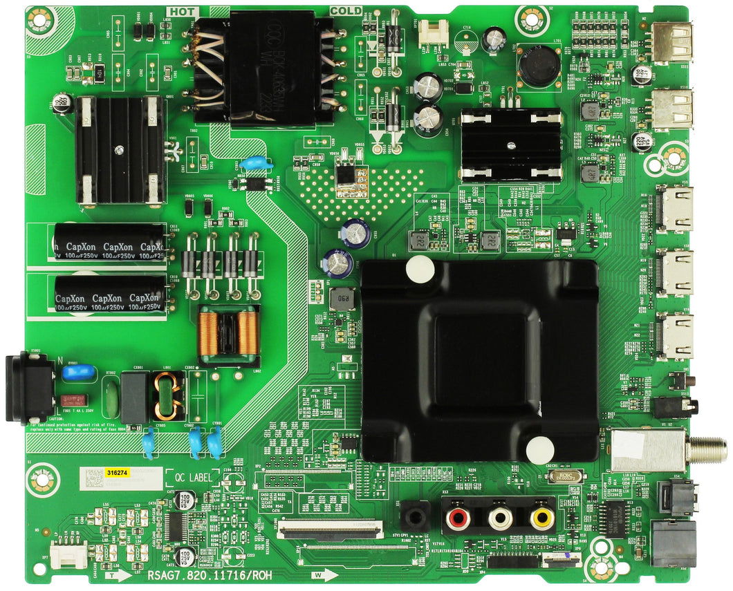 Hisense T316274 Main and power Board for 50A7GV-EHParts