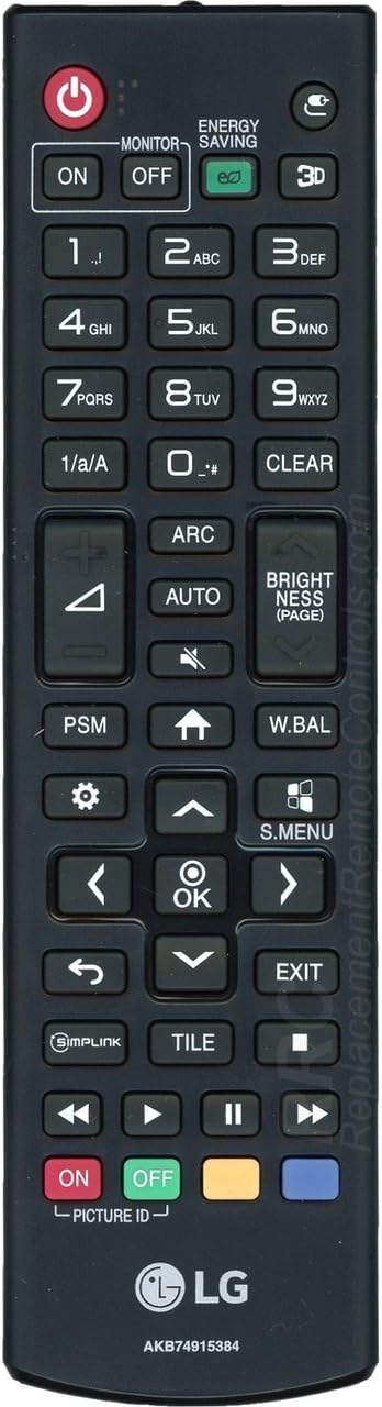 LG AKB74915384 New Remote (AGF77627217) OEM EHParts.com