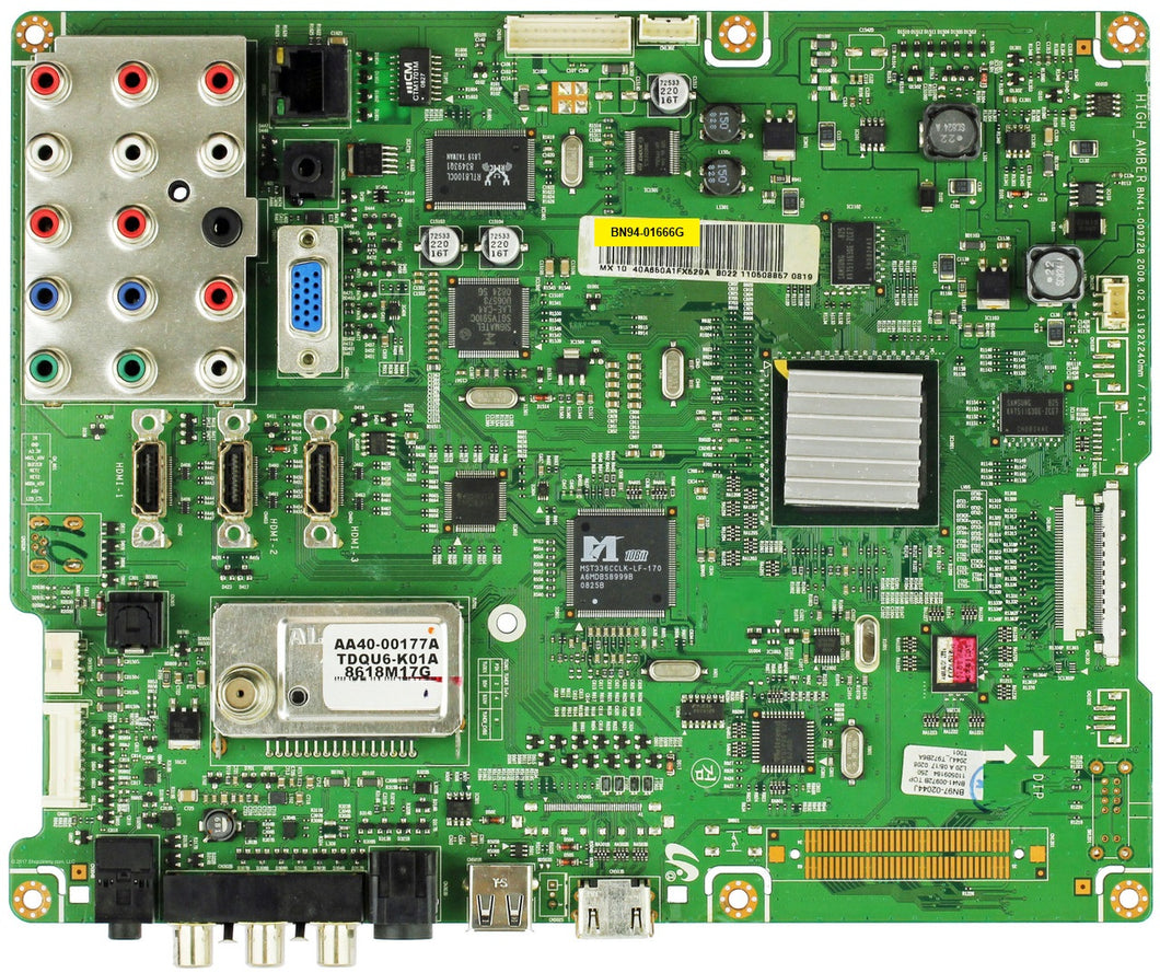 Samsung BN94-01666G Main Board (BN41-00972B) BN97-02044J - EHParts