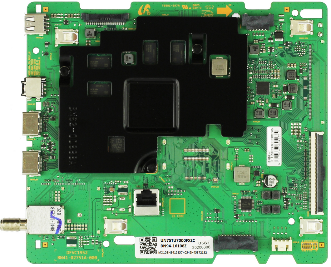 Samsung BN94-16108Z Main Board (BN41-02751B) BN97-18573F EHParts.com