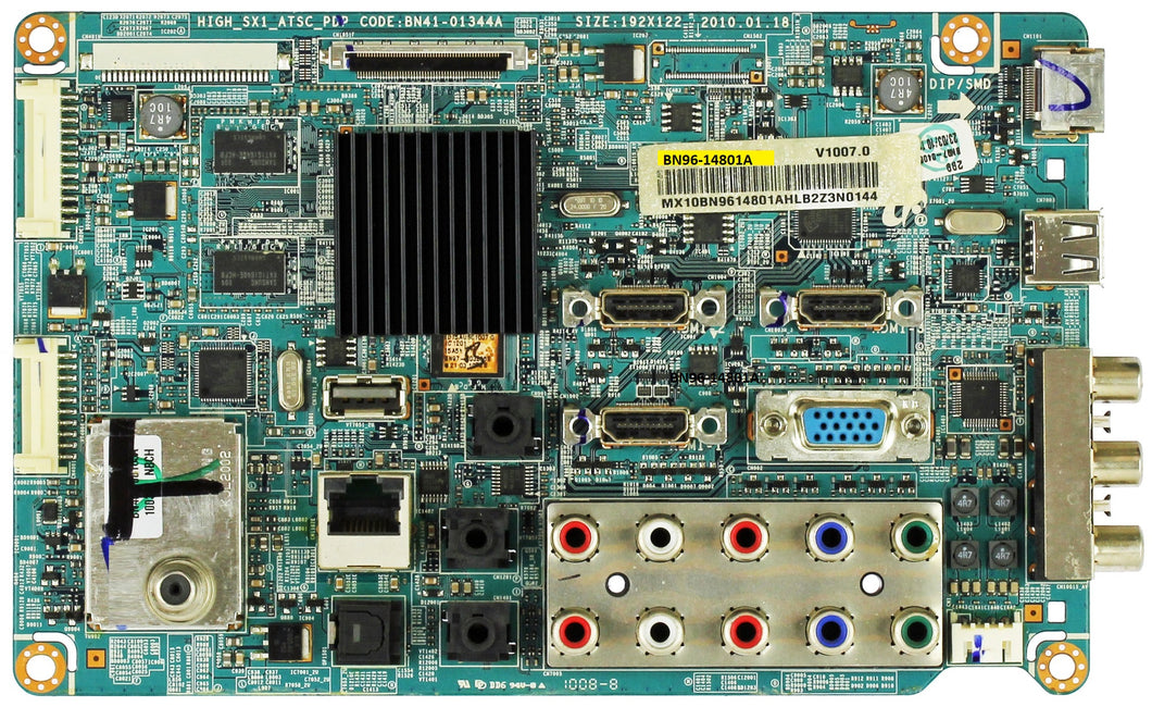 Samsung BN96-14801A Main Board (BN41-01344B) EHParts.com