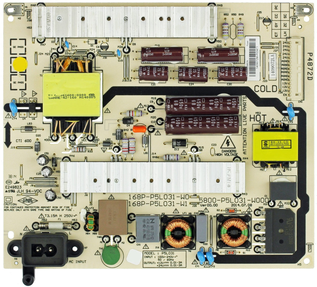LG COV32809701 Power Supply (60E510-6M63N) - EHParts.com