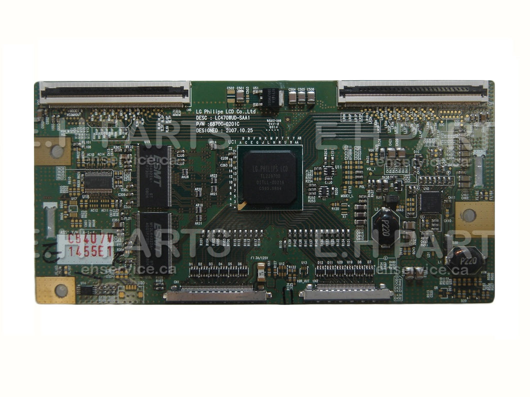 LG 6871L-1455E  T-Con Board (6870C-0201C) EHParts.com