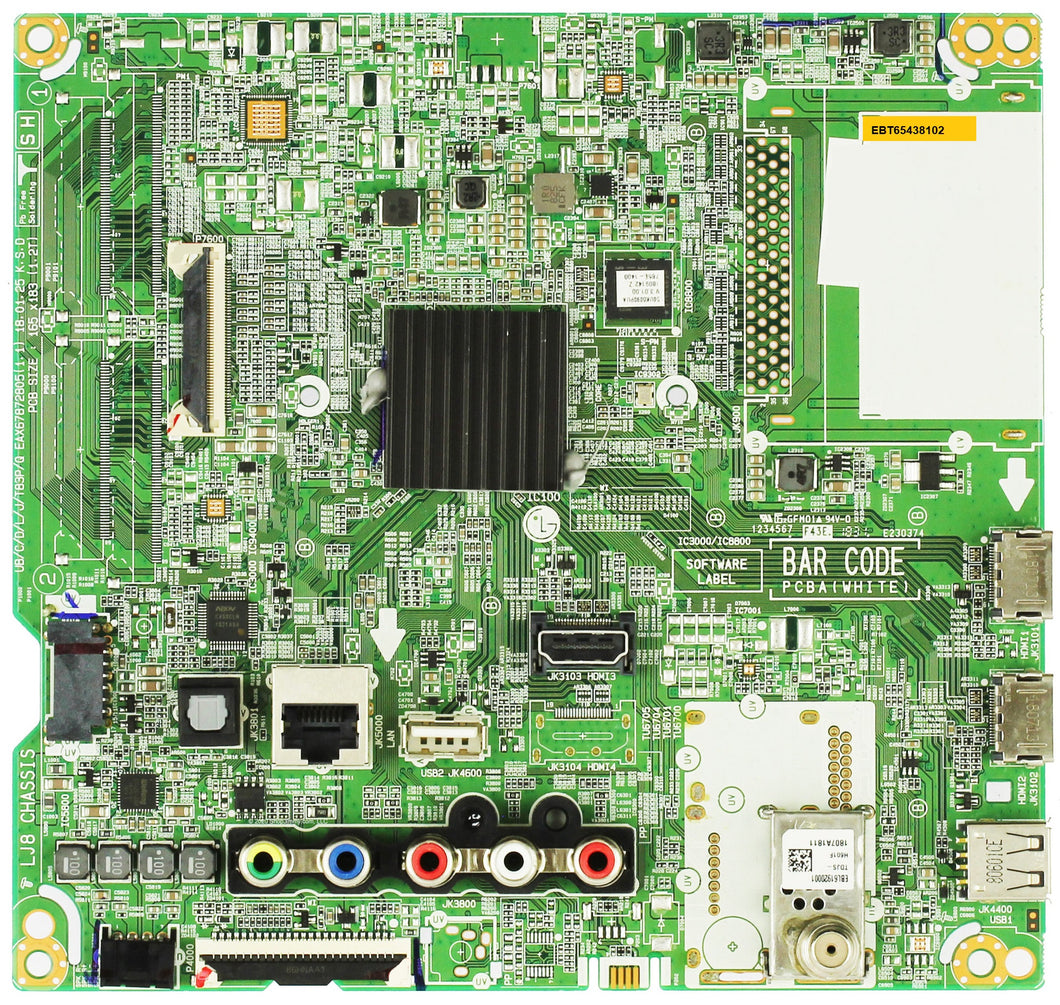 LG EBT65438102 Main board EAX67872805(1.1) EHParts.com