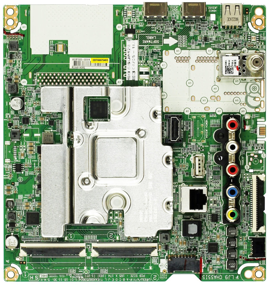 LG EBT66075403 Main Board EAX68253605 (1.1) - EHParts.com