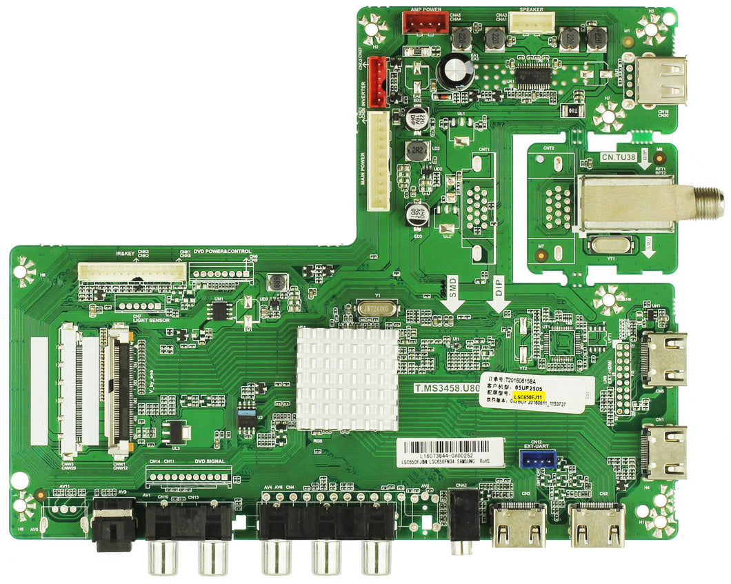 Haier 65UF2505-LSC650FJ11 Main Board for 65UF2505