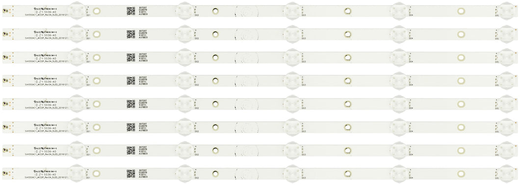 Toshiba SVK550AC1 LED Backlight Strips 8-Led strips 55LF621U19 55LF711U20 55L711U18-EHParts