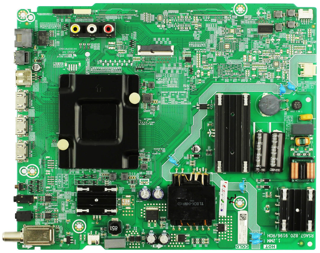 Hisense 262322 Main Board/Power Supply RSAG7.820.9196\R0H for 58R6009 EHParts.com