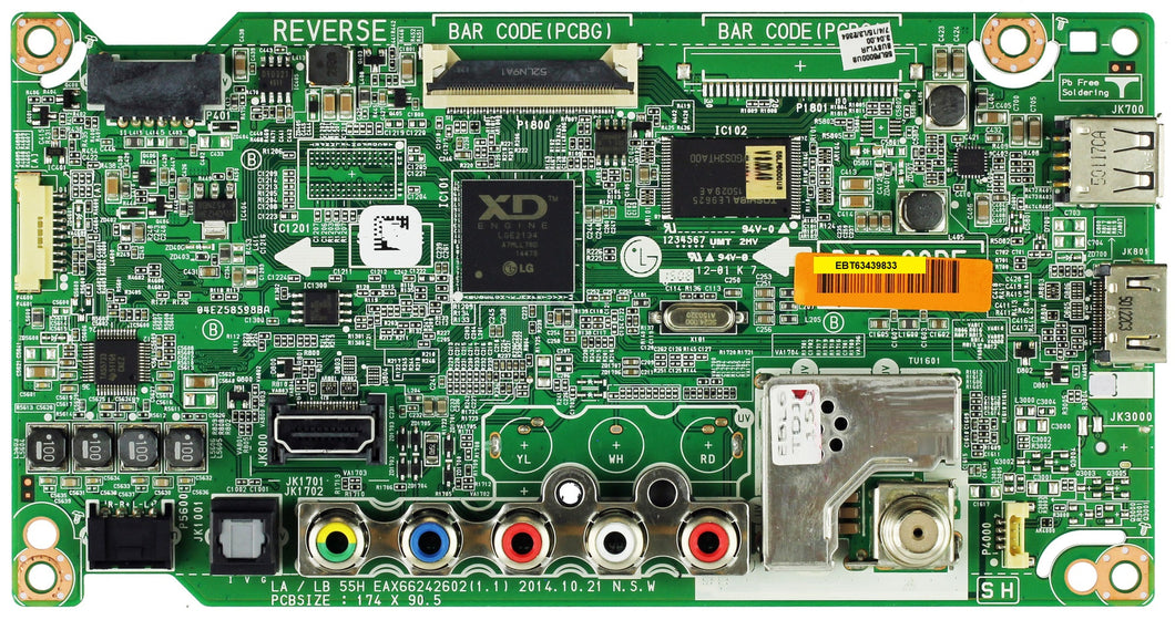 LG EBT63439833 Main board (EAX66242603(1.0))
