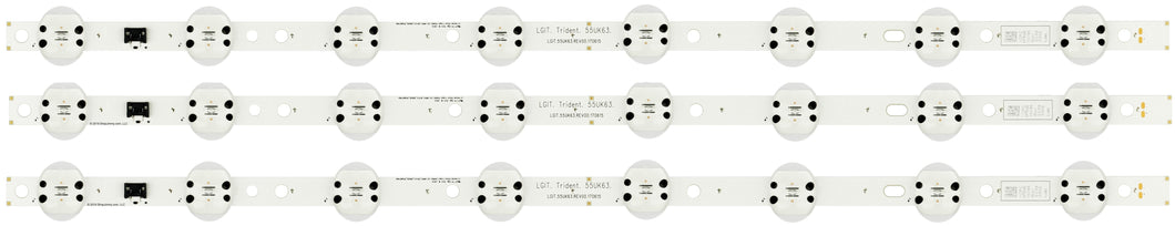 LG EAV63992902 55UK6090 LED Backlight 3-Led Strip - EH Parts