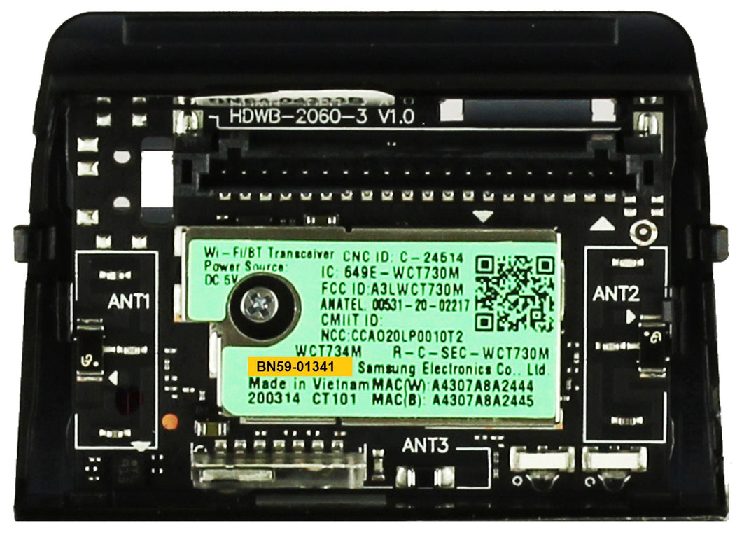 Samsung BN59-01341B WiFi Module and Bluetooth (WCT730M) EHParts.com