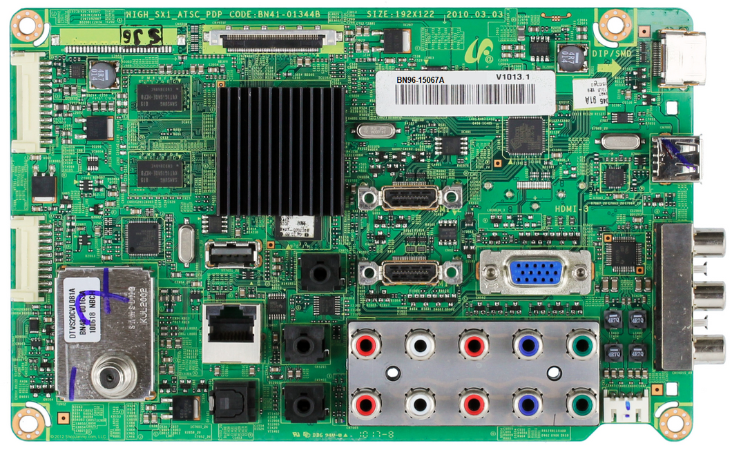 Samsung BN96-15067A Main Board (BN41-01344B) BN97-04591A EHParts.com