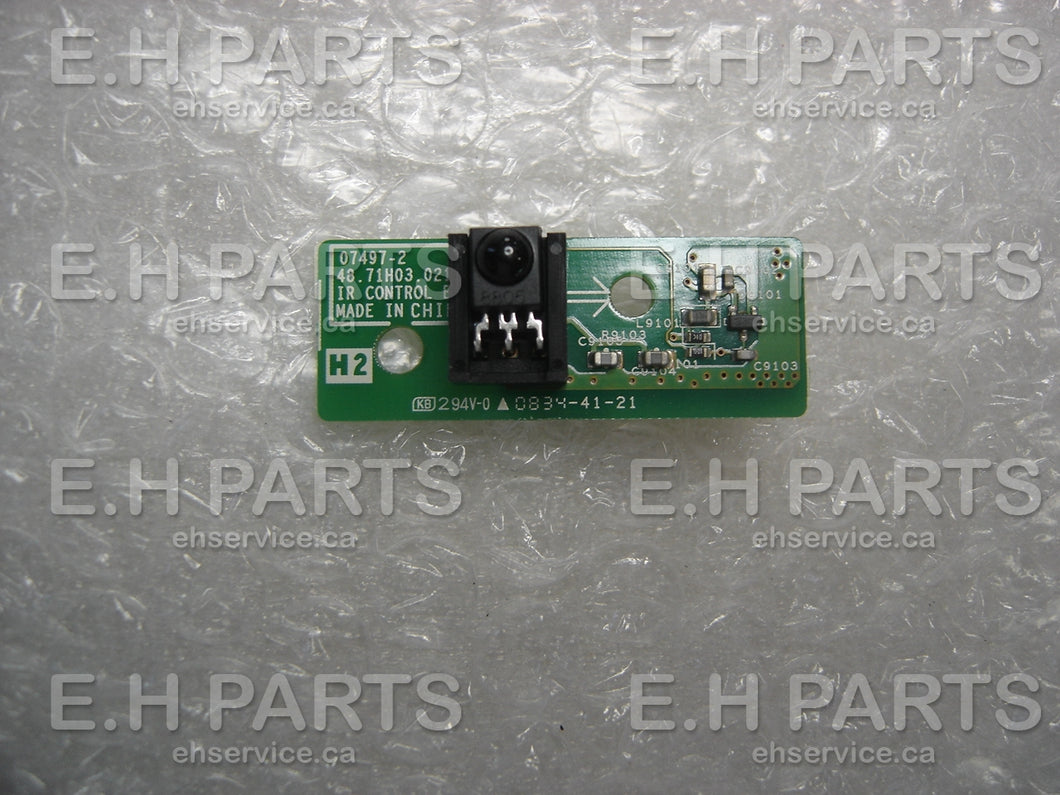 Sony 1-857-095-11 H2 Board (48.71H03.021) IR Control - EH Parts