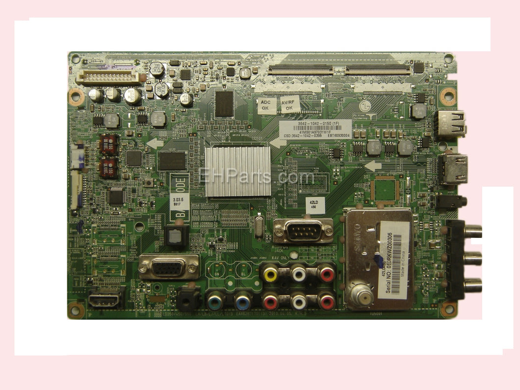 LG EBT60930004 Main Board EAX62871701(3) 3642-1042-0150 - EH Parts