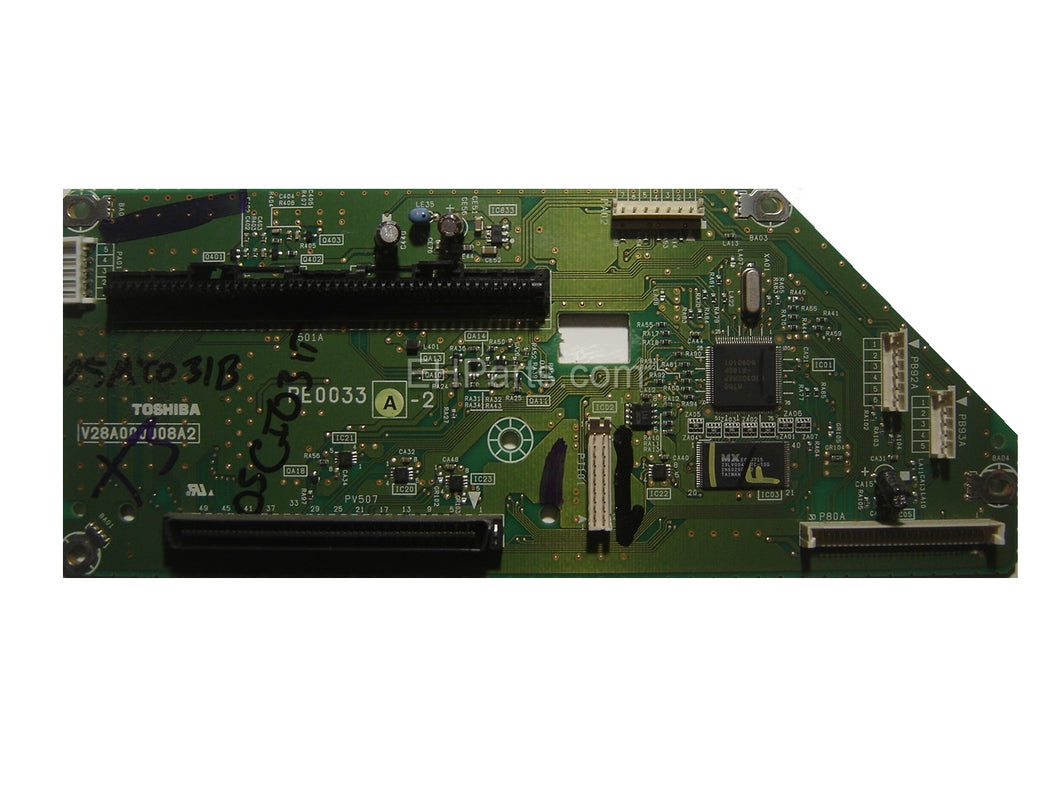 Toshiba 75002015 V board (PE0033A-2) V28A000008B2 - EH Parts