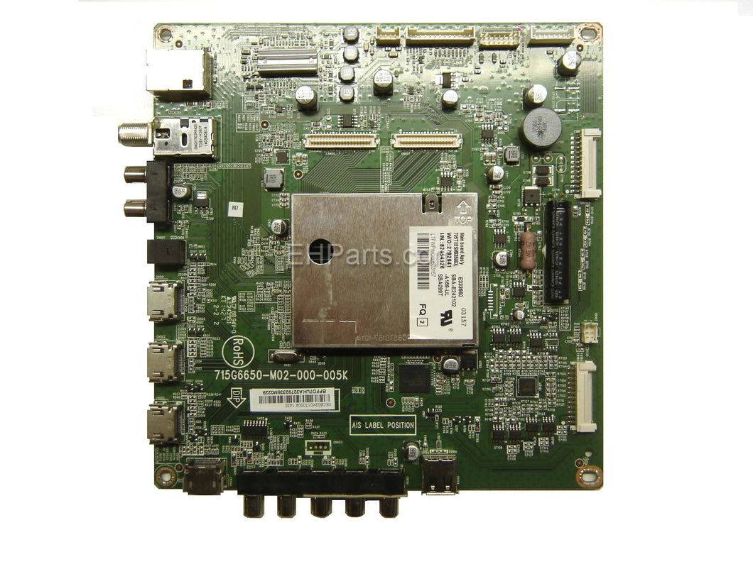 Vizio 756TXECB02K017 Main Board 715G6650-M02-000-005K - EH Parts