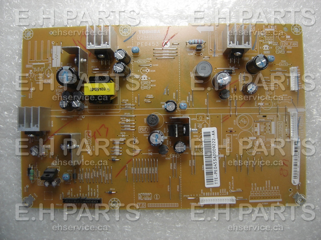 Toshiba 75008640 Low B Board (PE0453A) V28A00056801 - EH Parts