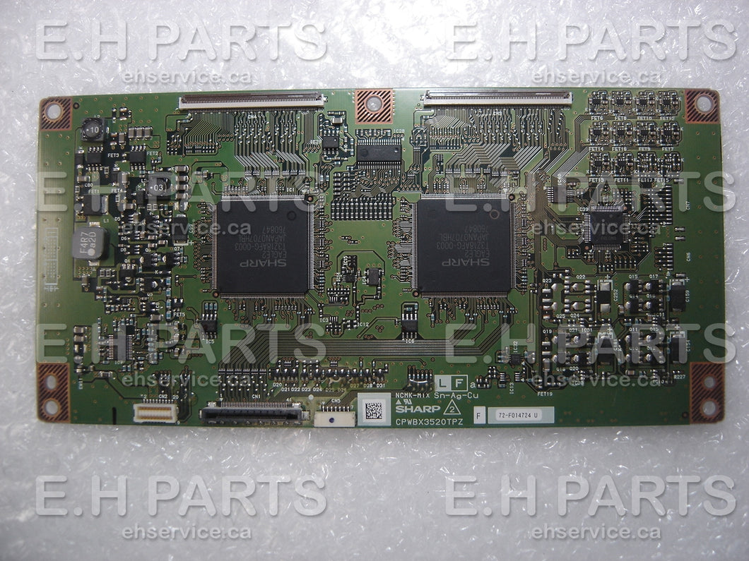 Sharp CPWBX3520TPZF T-Con Board (CPWBX3520TPZ) - EH Parts