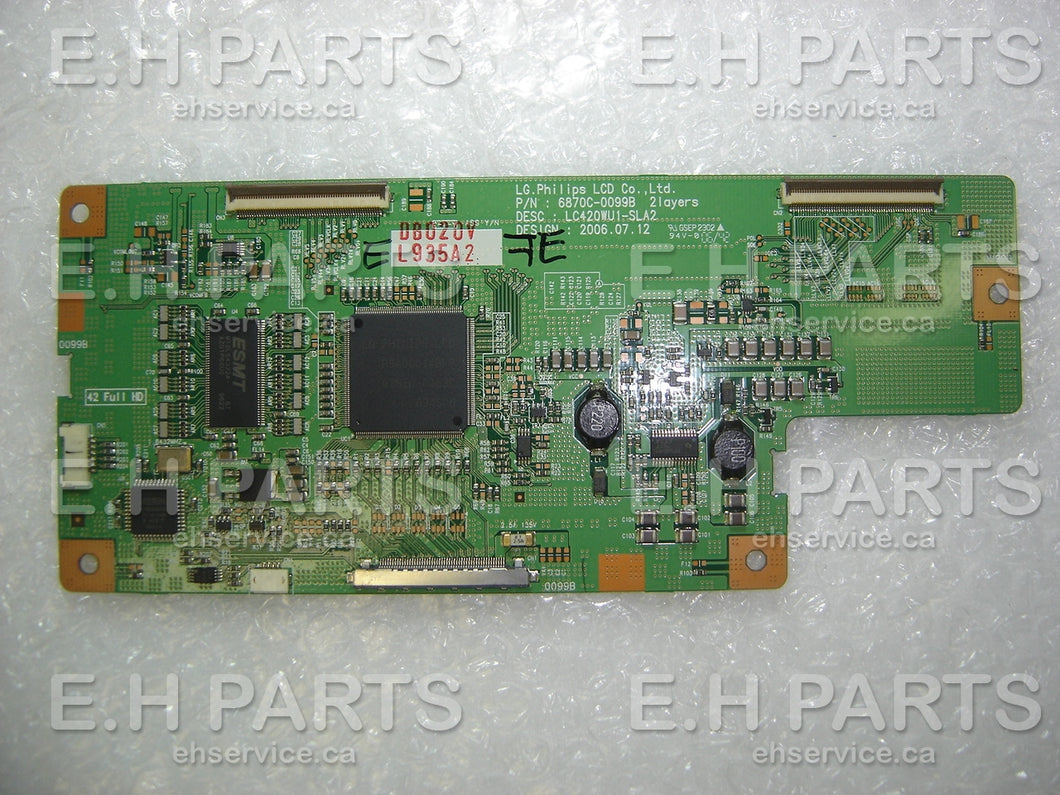 LG 6871L-0935A T-Con Board (LC420WU1-SLA2) - EH Parts