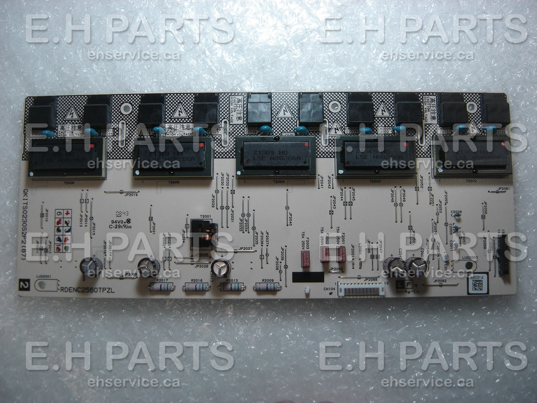 Sharp RDENC2560TPZL Backlight Inverter (QKITS0230S2P2) - EH Parts