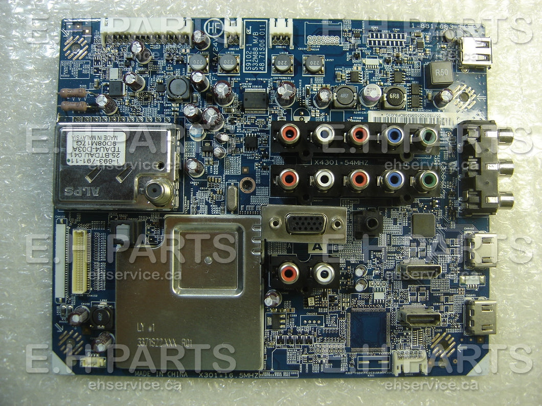 Sony 1-857-593-11 A Board (S9102-1) S32M88 - EH Parts