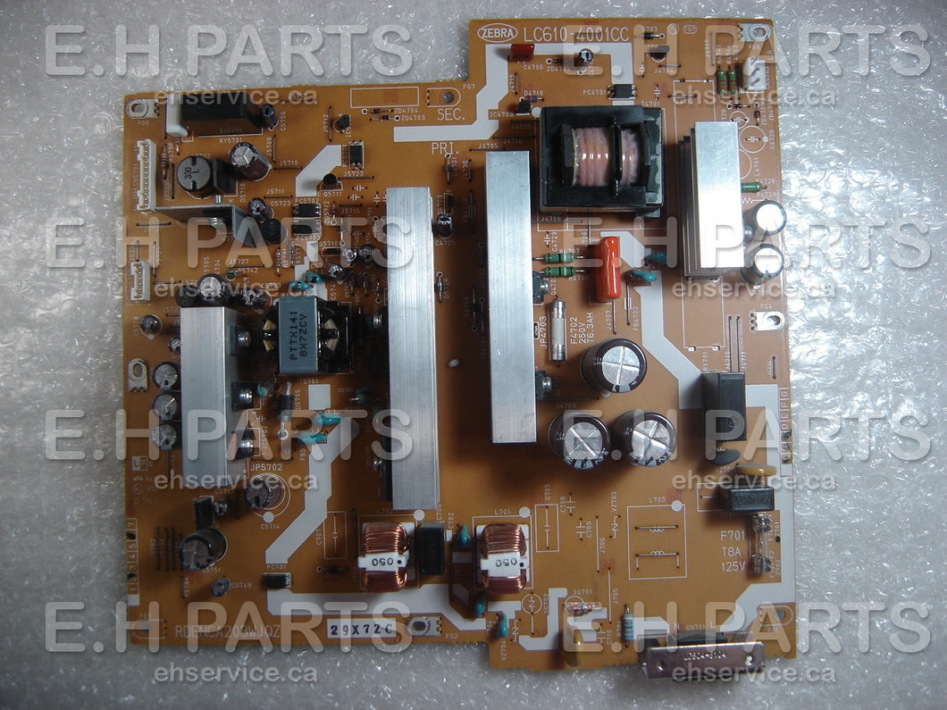 Sharp RDENCA203WJQZ Power Supply (LC610-4001CC) - EH Parts