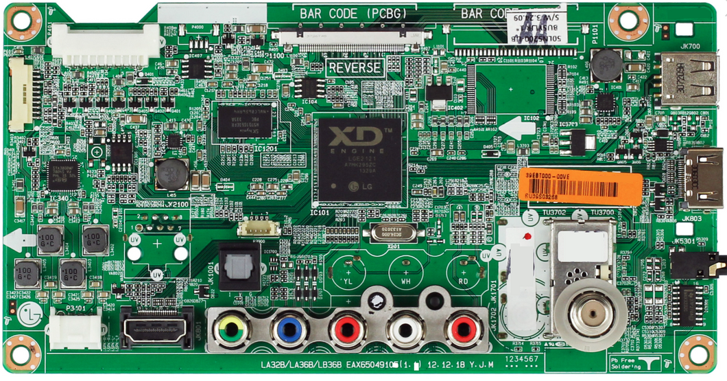 LG EBT62359796 Main Board (EAX65049107(1.0)) EHParts.com