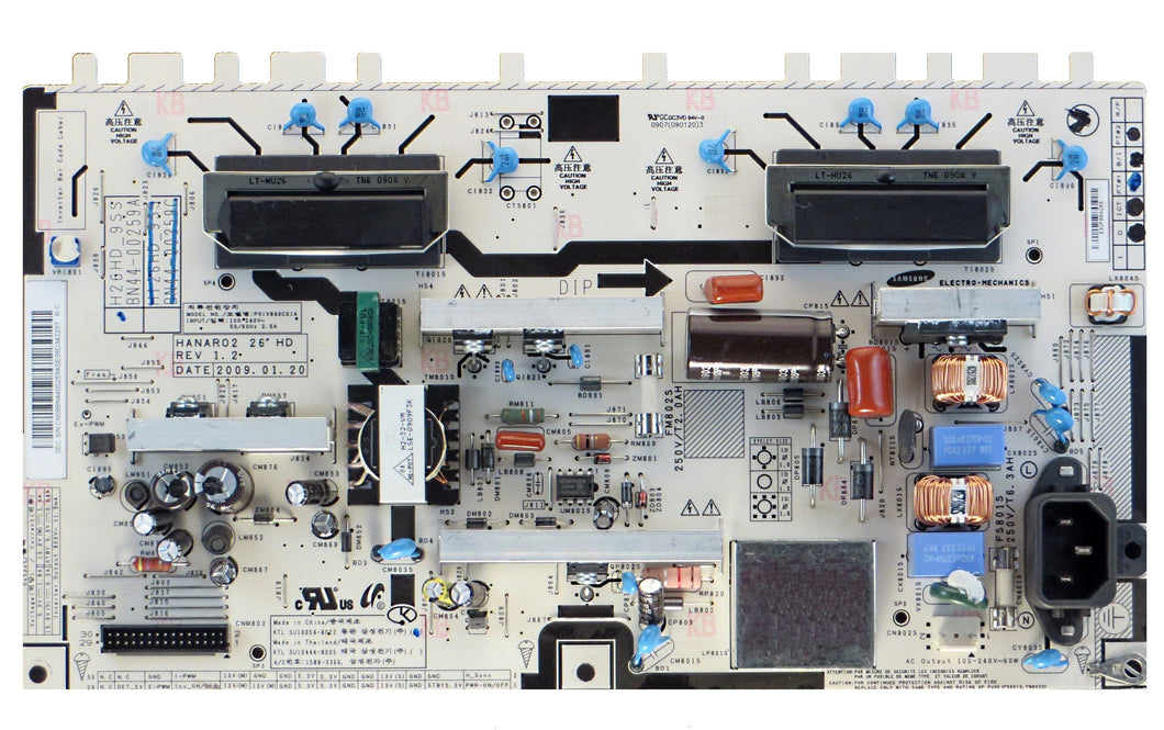 Samsung BN44-00259A Power Supply (PSIV840C01A) BN98-01809A - EH Parts