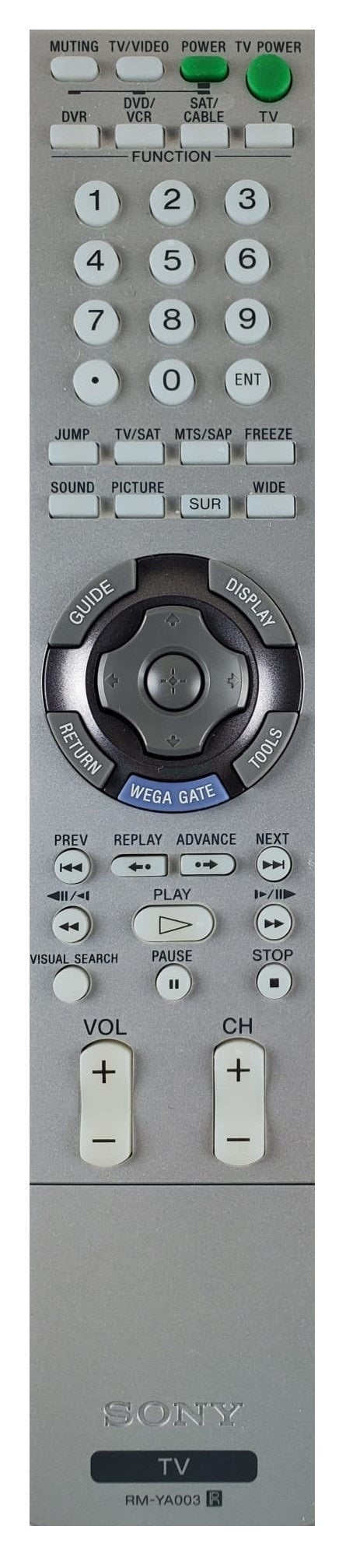 Sony RM-YA003 Remote Control EHParts.com